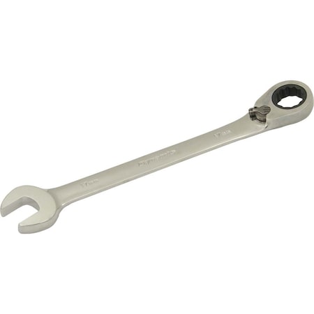 Dynamic Tools 17mm Reversible Combination Ratcheting Wrench D076117